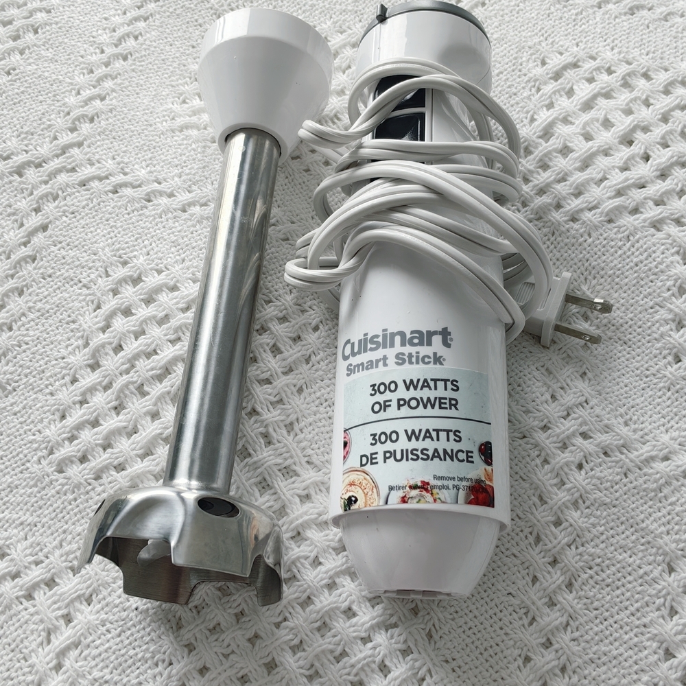 Cuisinart White and Silver Hand Blender